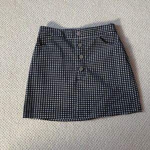 Forever 21 Houndstooth Mini Skirt